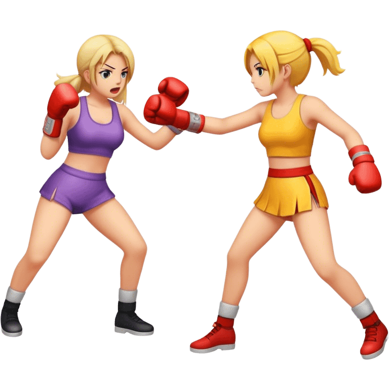 Girl fight  emoji