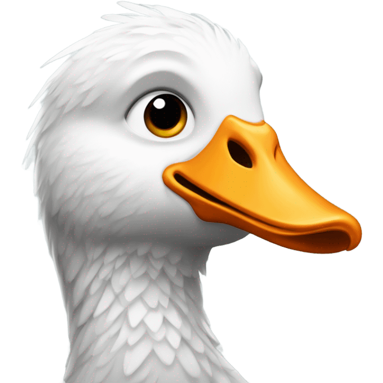 Grumpy goose  emoji