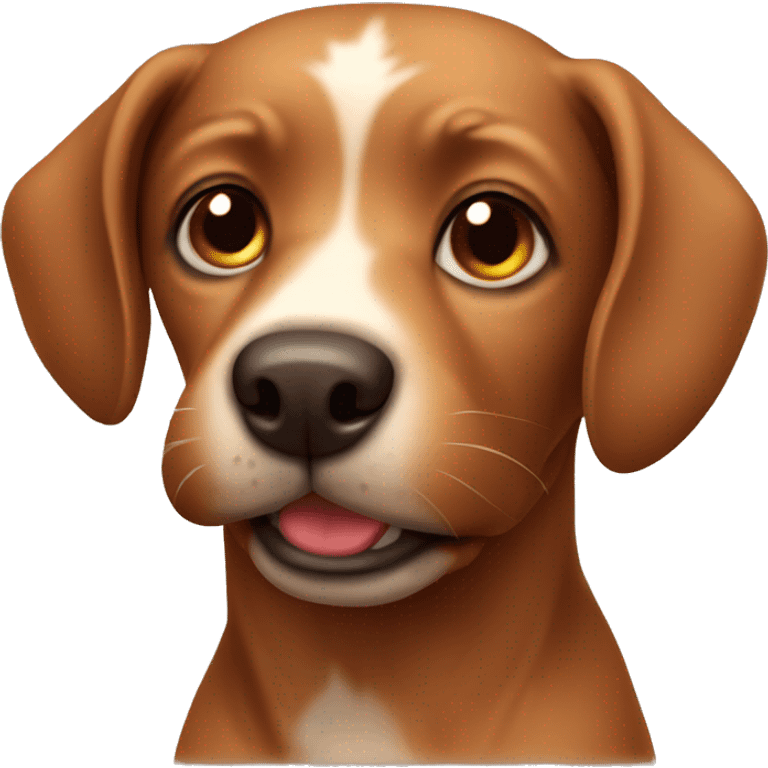 cute brown dog  emoji