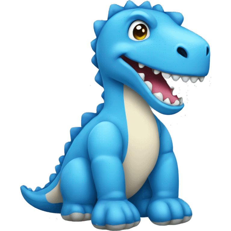 blue dinosaur plushie  emoji