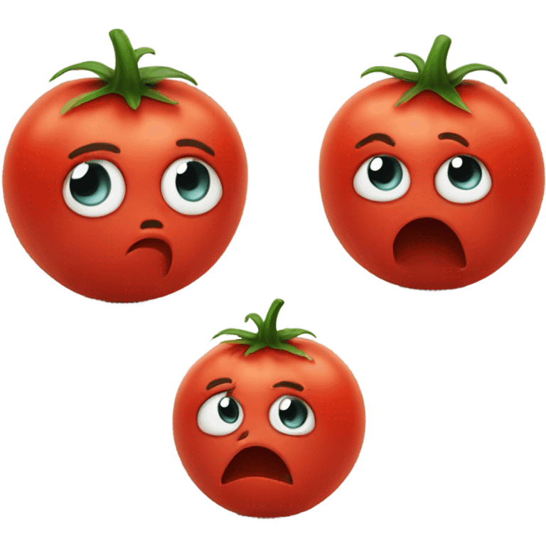 Sad, tomato, crying because I did something wrong and it’s guilty emoji