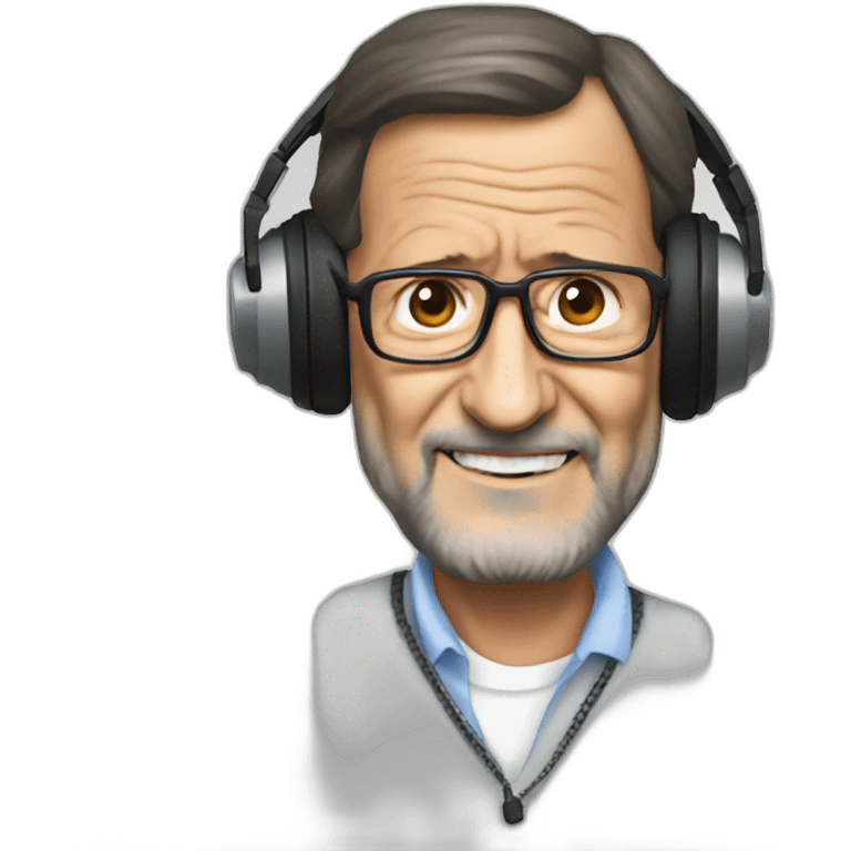 mariano rajoy dj trap hiphop emoji