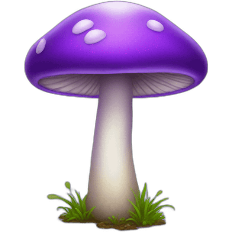 purple mushroom emoji