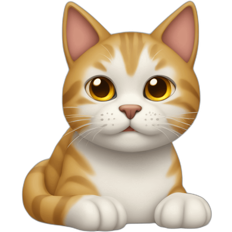 gato en una pc emoji