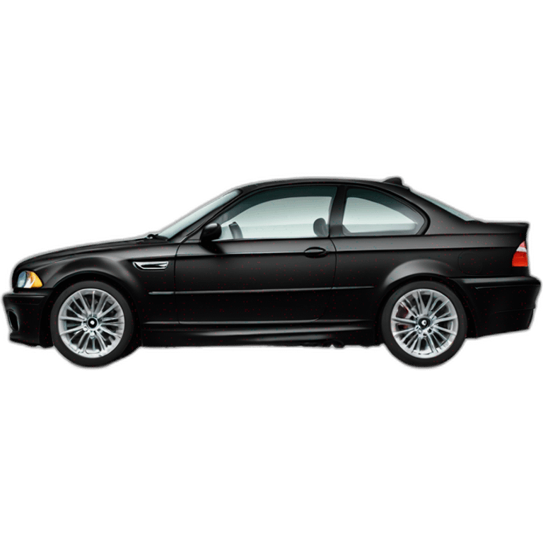 E46 BMW couleur noir emoji