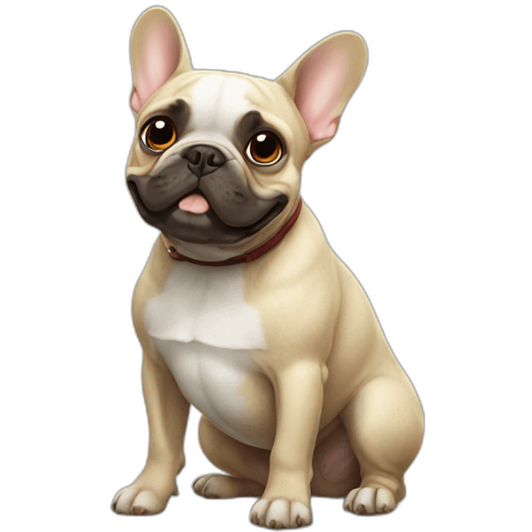 French bulldog Harry Potter emoji