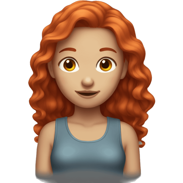 Red hair girl emoji