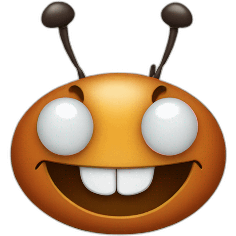 ant smiling emoji