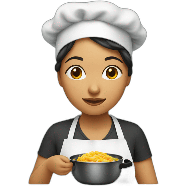 Woman cooking emoji