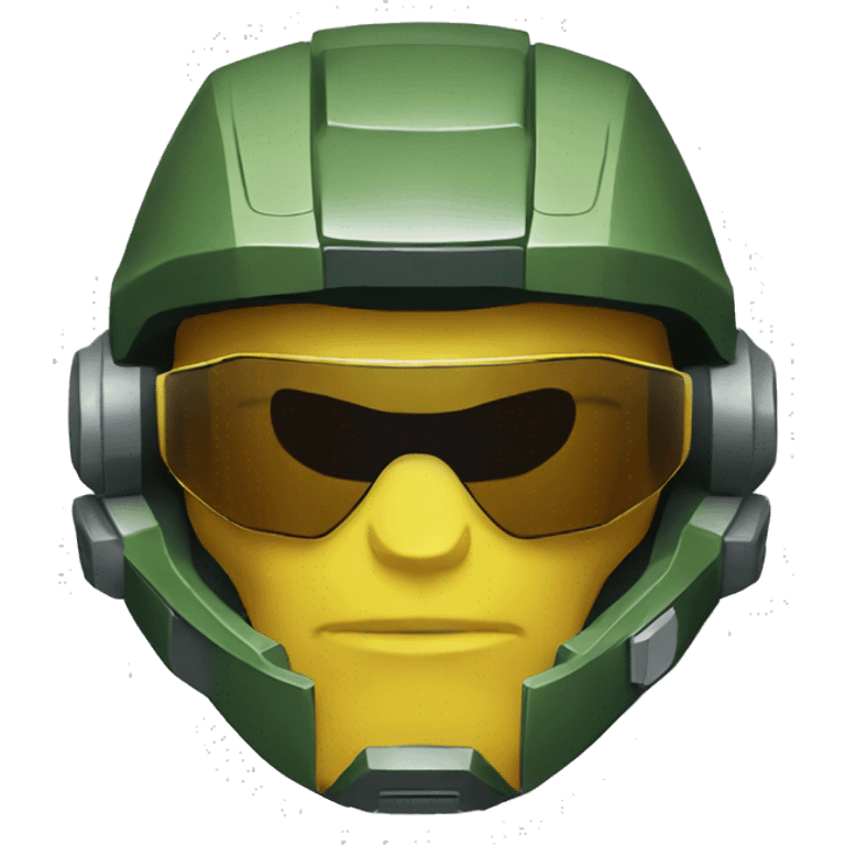 Master chief wearing sunglasses emoji