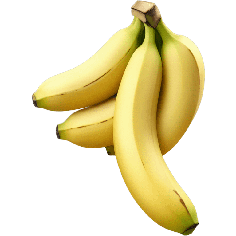 Create a ripe yellow banana emoji with light brown spots, adding subtle texture and shading. The design should look natural and symbolize growth and progress. emoji