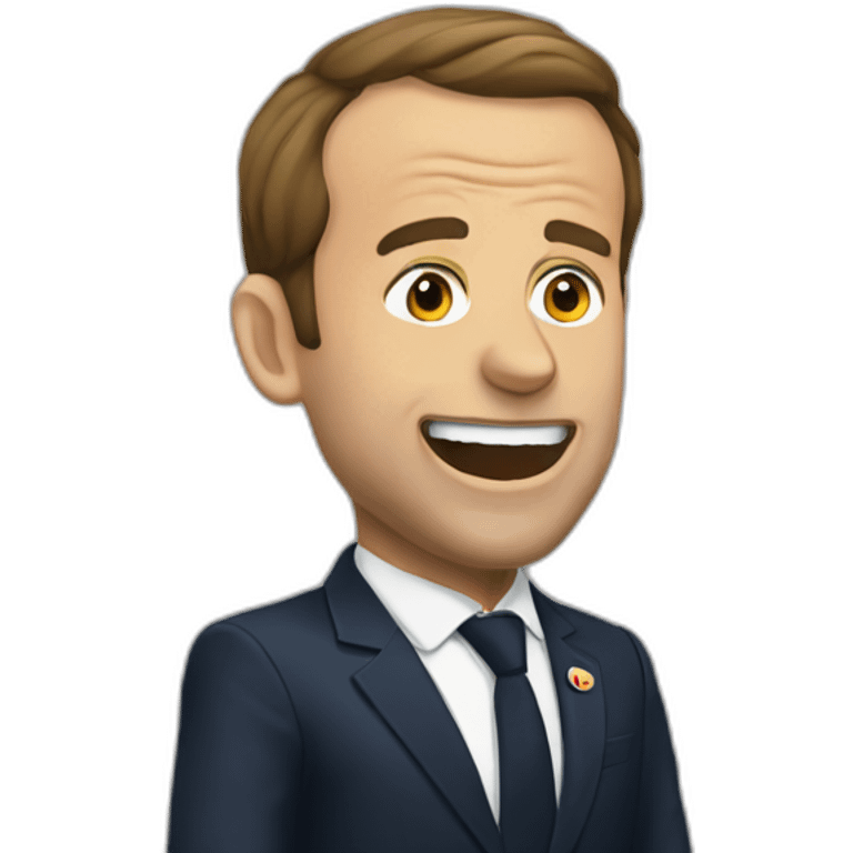 Macron pauvre emoji