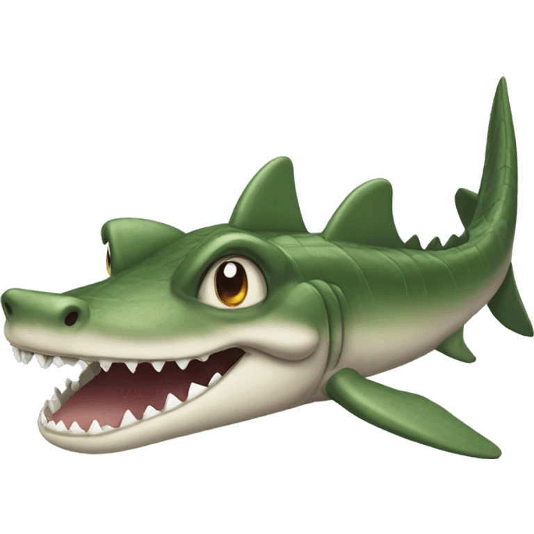 Crocodile-Shark emoji