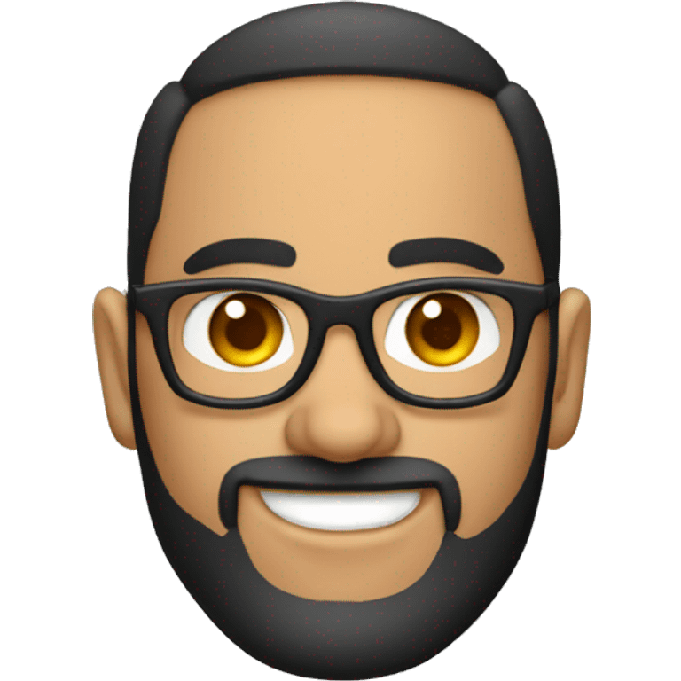 Rubio con gafas deportivas emoji