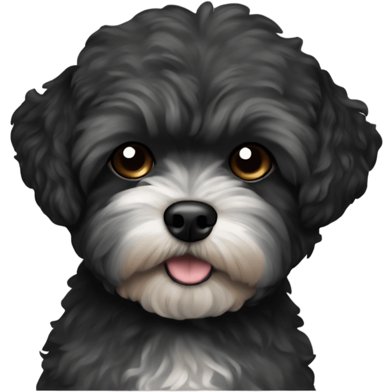 Black shihpoo emoji