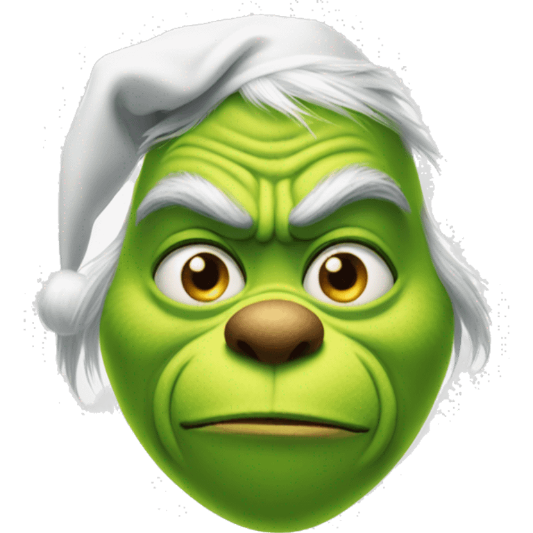 Grinch that stole Christmas emoji