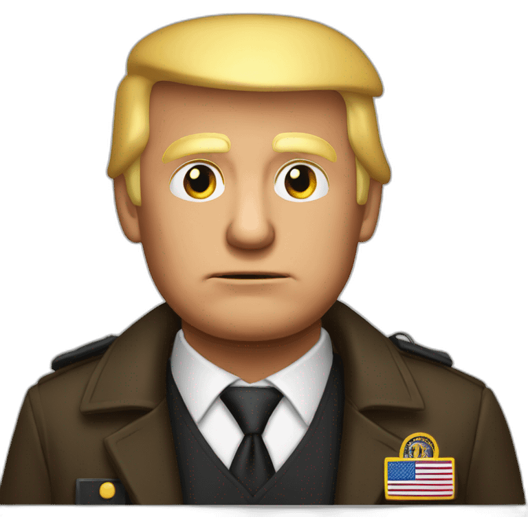 donald-trump-arrested emoji