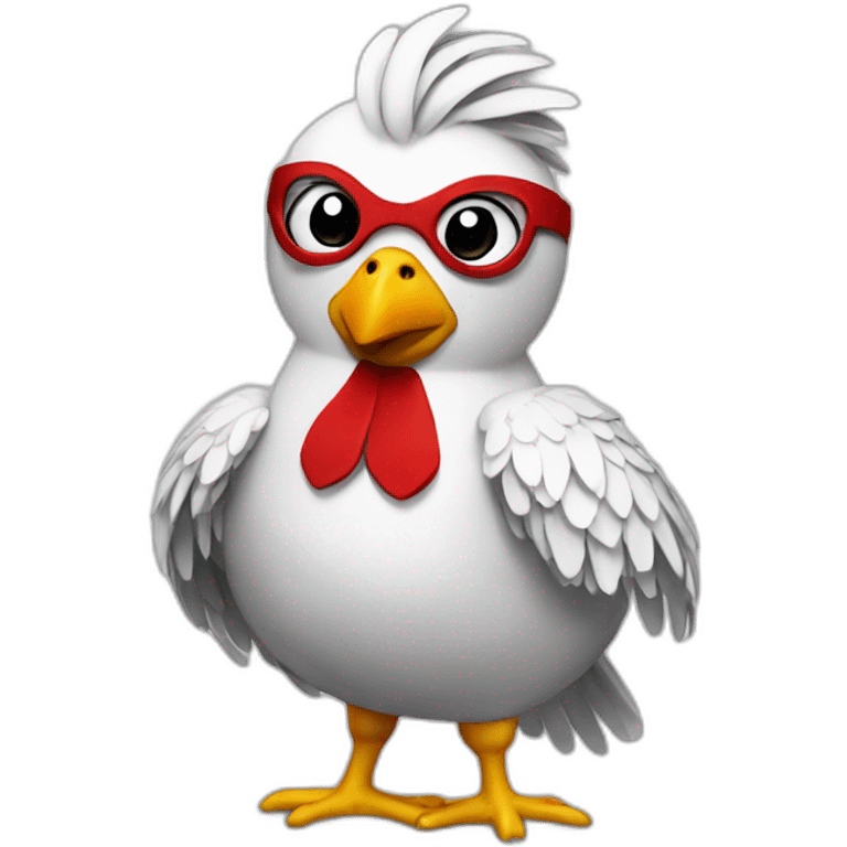 superheroe-chicken emoji