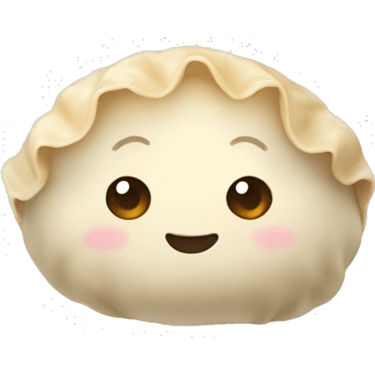 round dumpling cute emoji