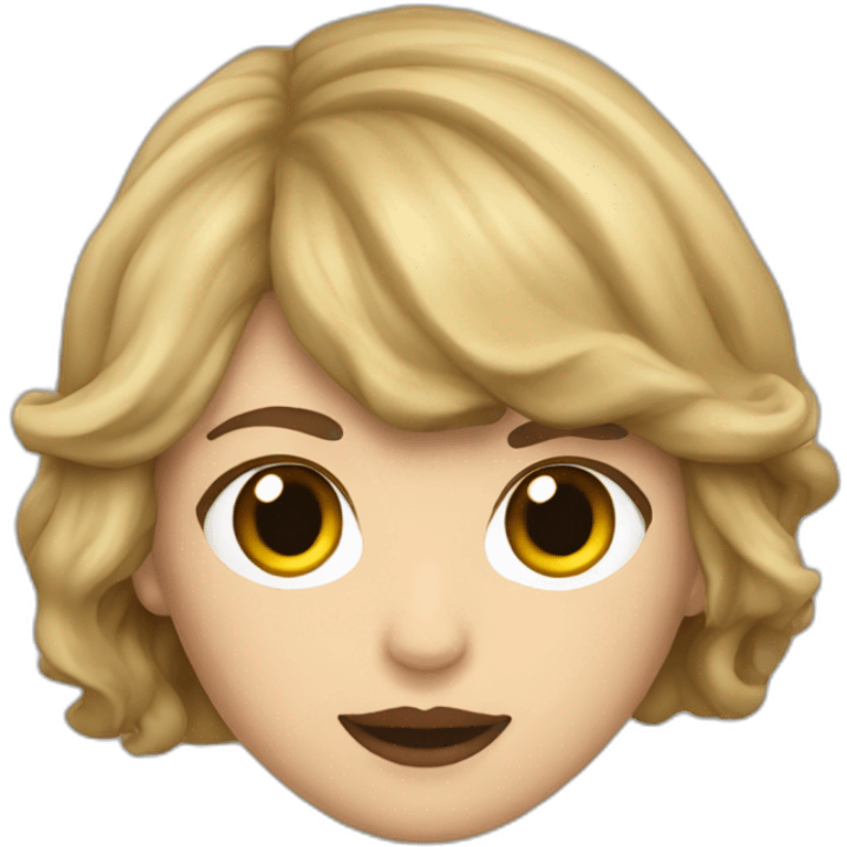 Taylor Swift qui mange un Jedi emoji