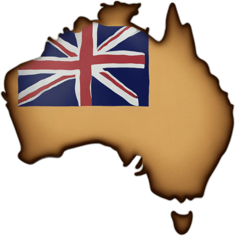 Australia on a map emoji