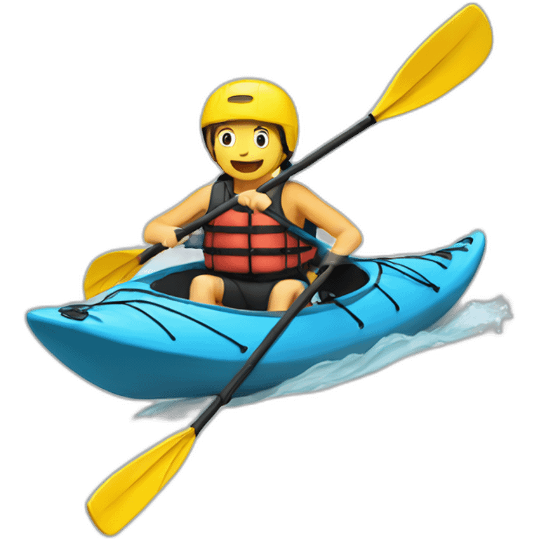 Kayaking emoji