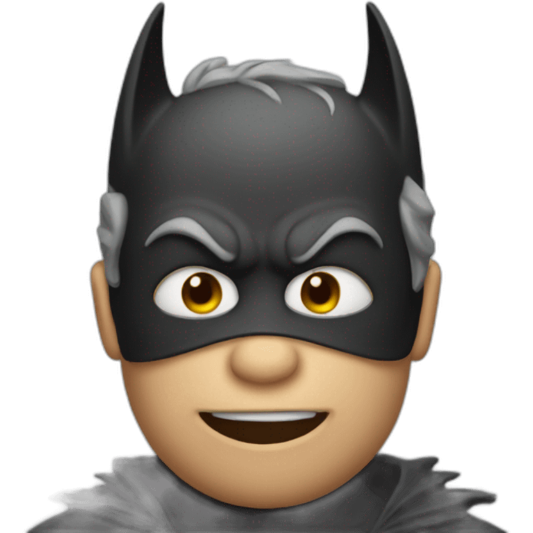 Bruce the bat person emoji