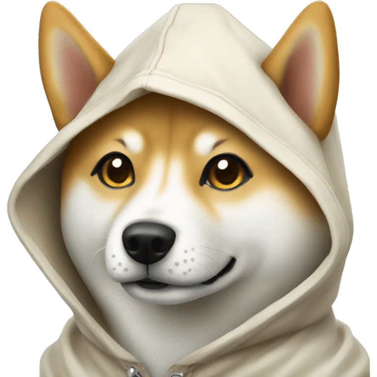 shiba in hoodi emoji