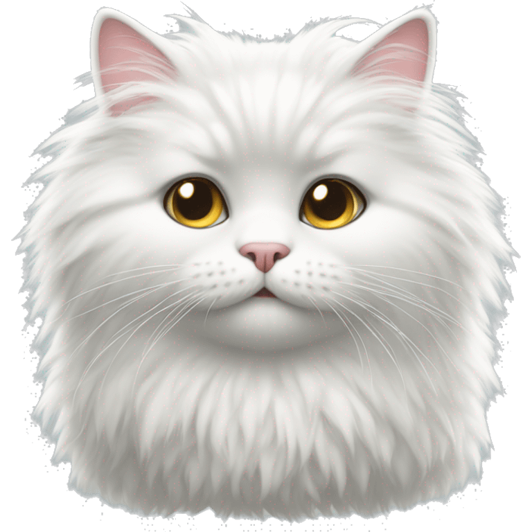 White fluffly cat emoji