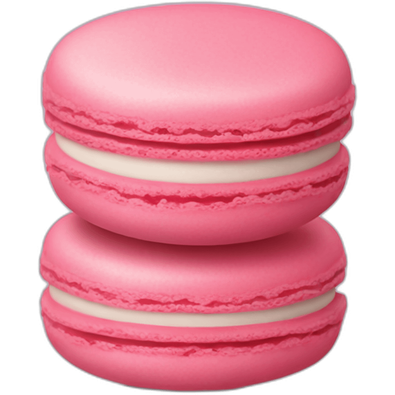 vertical pink macaron emoji