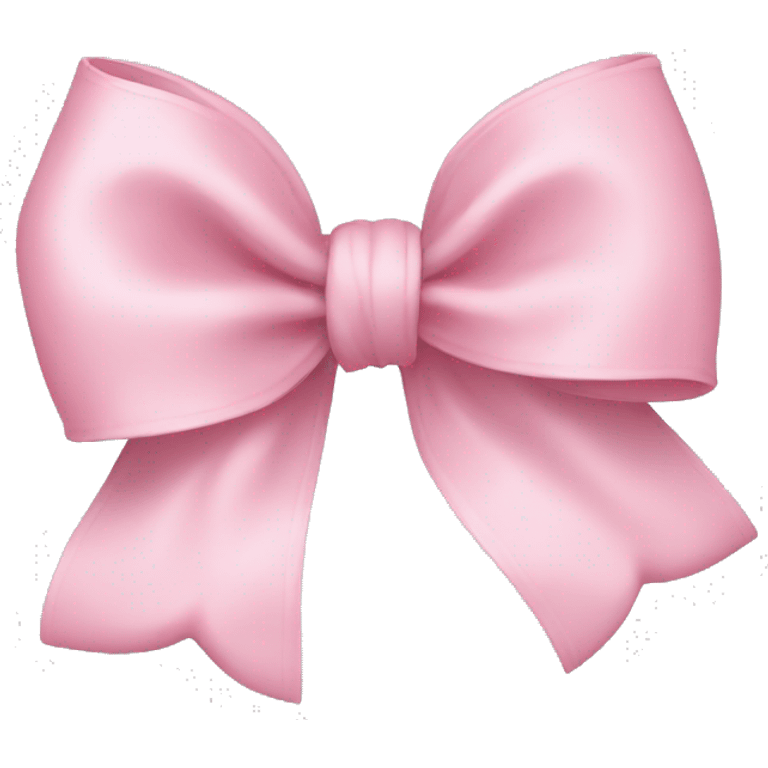 Baby Pink bow emoji