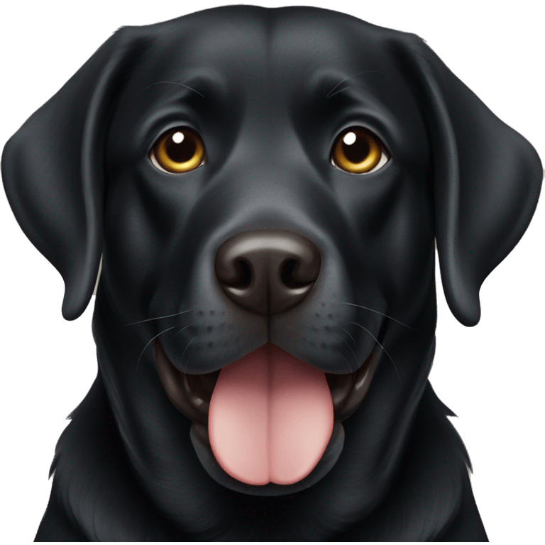 Black Labrador emoji