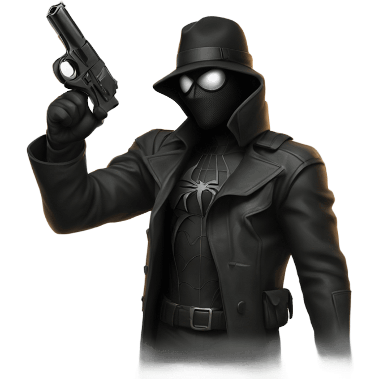 Spider-Man Noir emoji