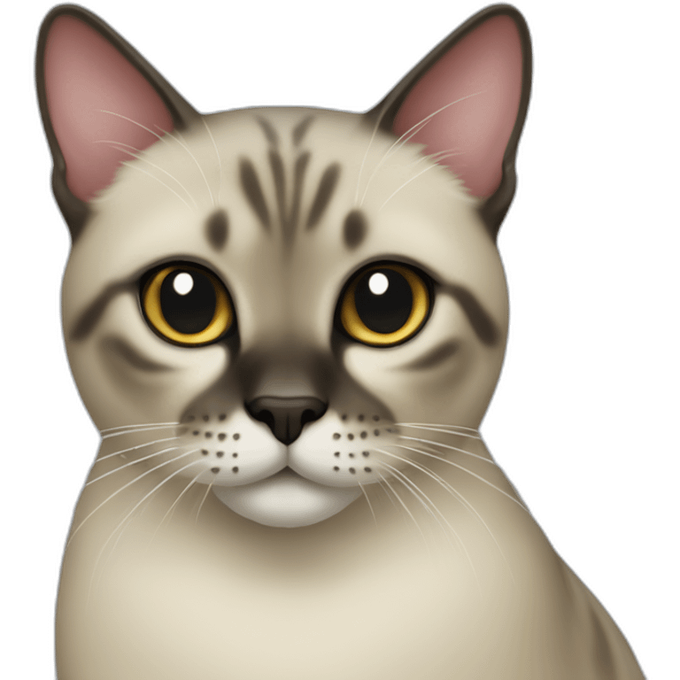 Seal Point Siam cat emoji