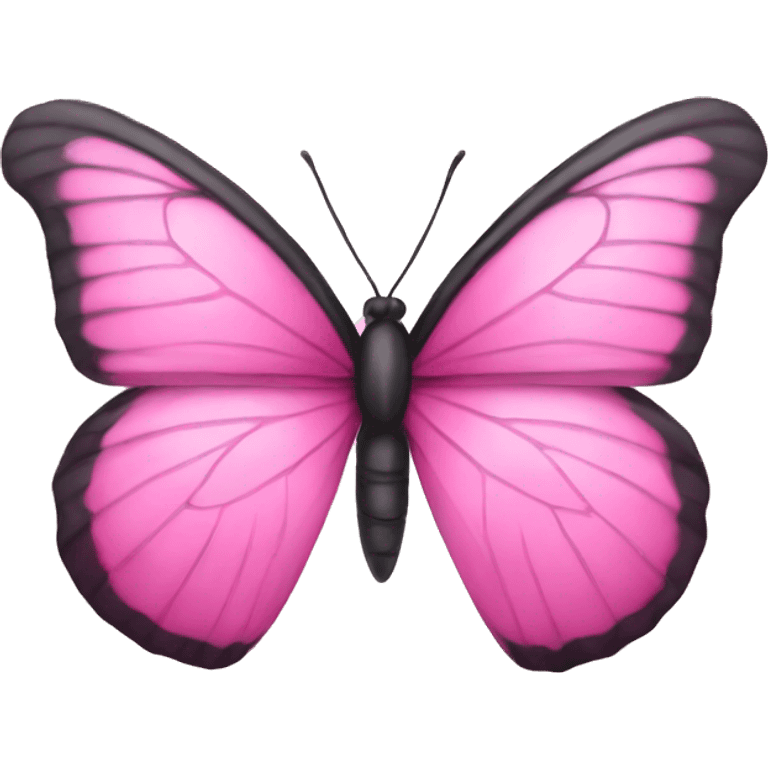 Pink butterfly  emoji