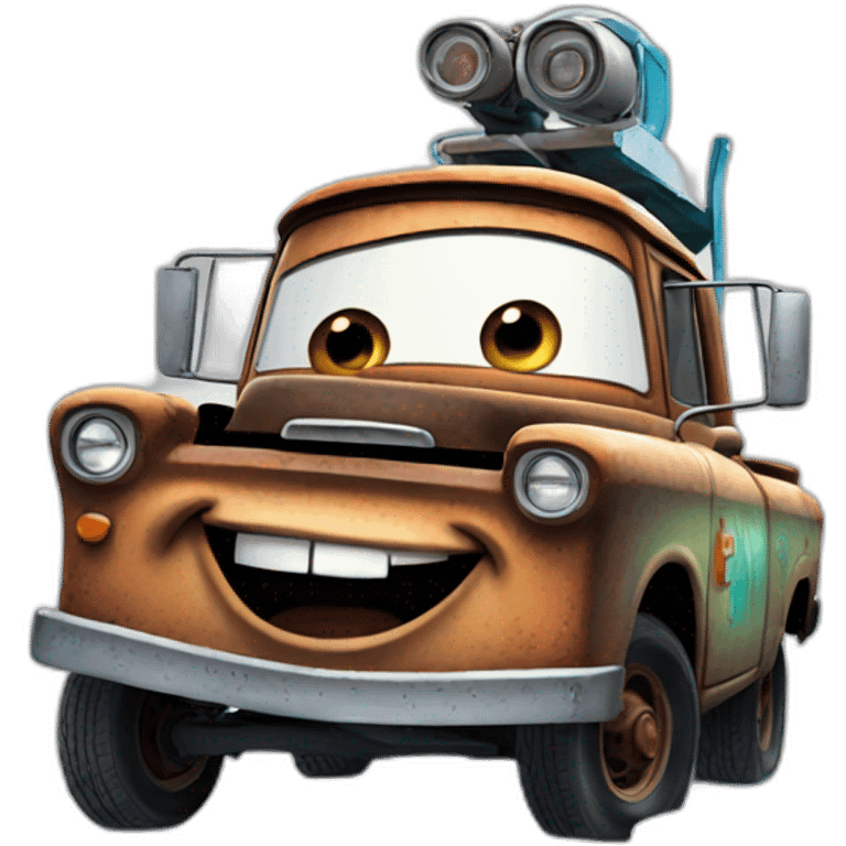 mater from cars on the ice rink emoji