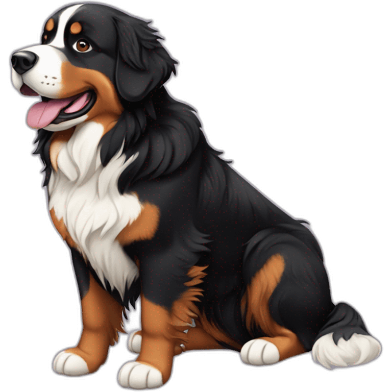 bernese mountain dog ney year 2024 emoji