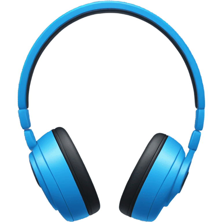 headphones that is blue emoji