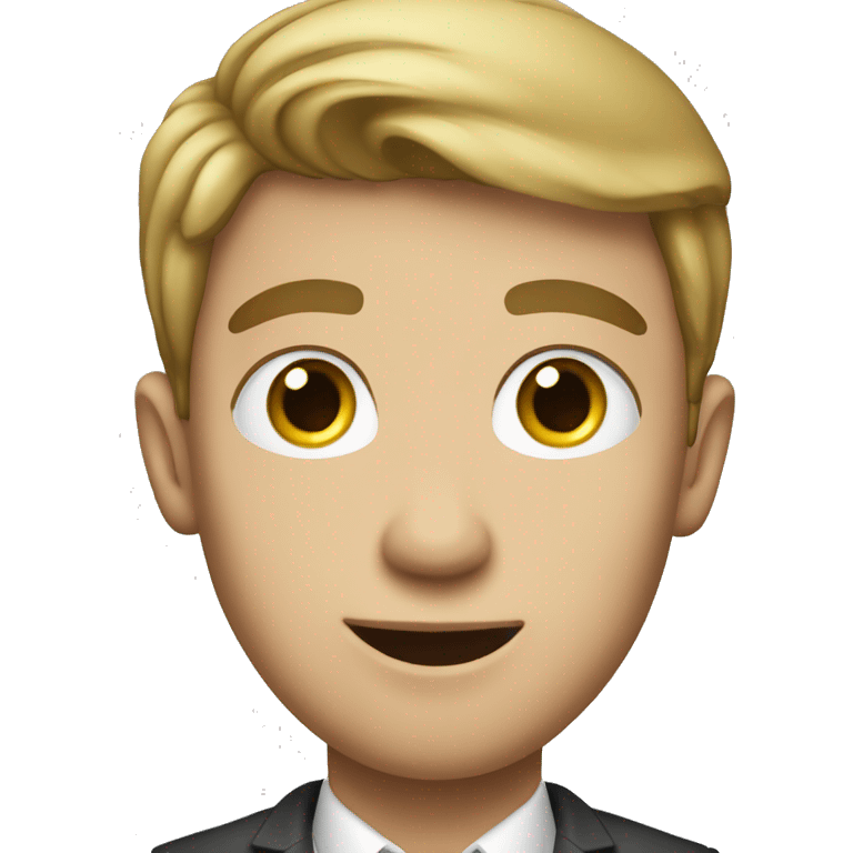 successful young white boy millionaire emoji