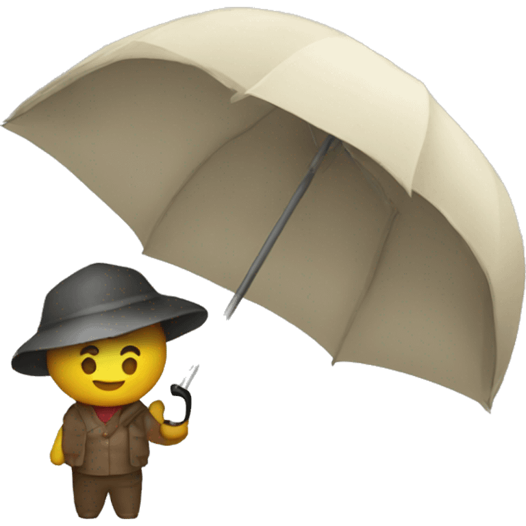 JP WITH UMBRELLA emoji