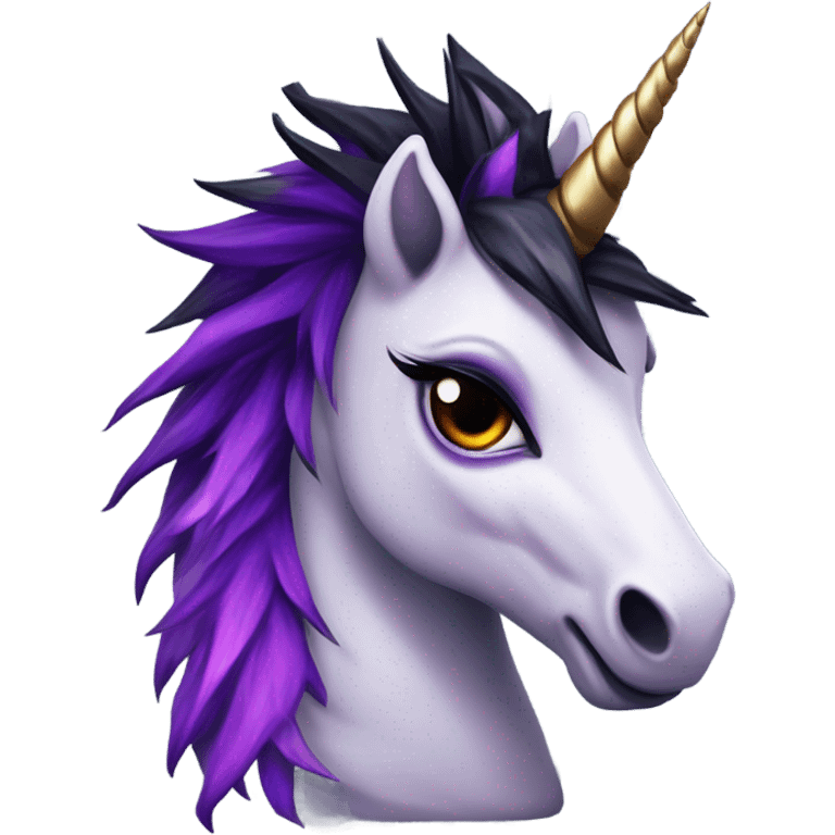 Emo unicorn emoji