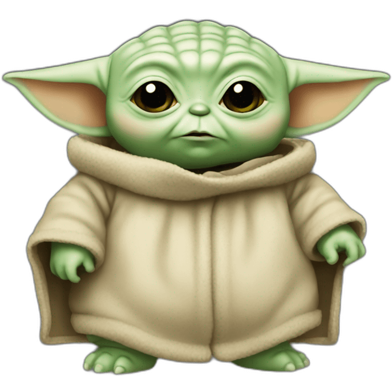 Fat baby yoda emoji