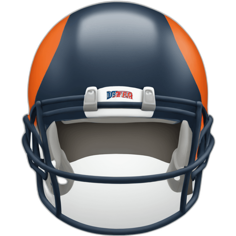 Denver donkey football helmet emoji