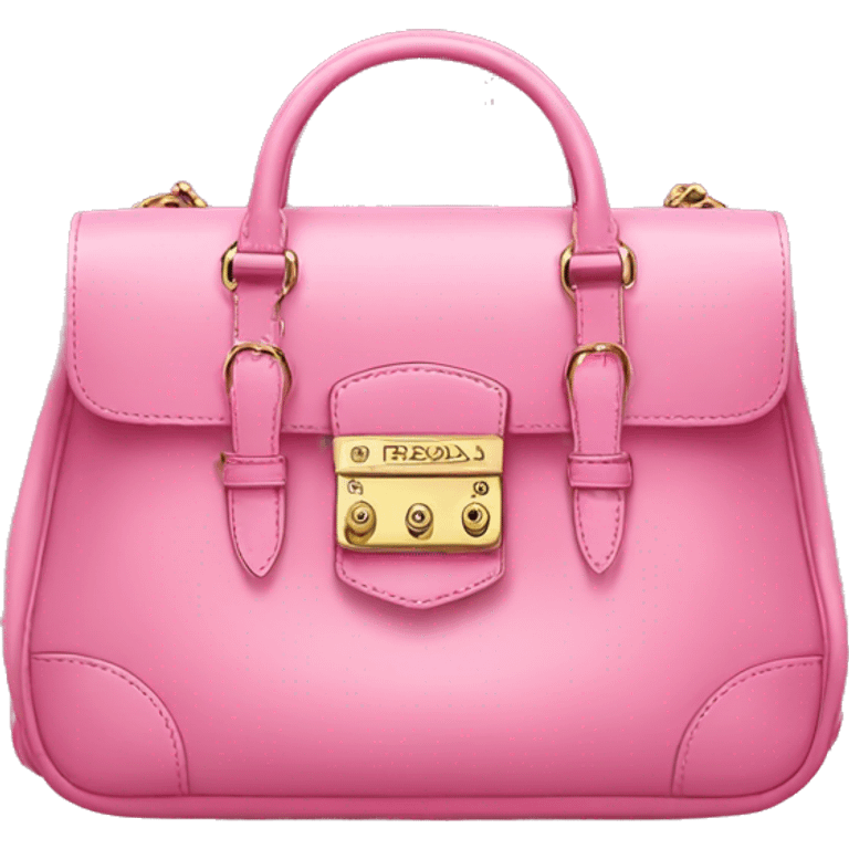 Prada pink bag emoji