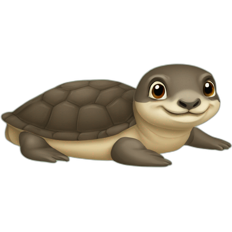 Tortue et loutre emoji