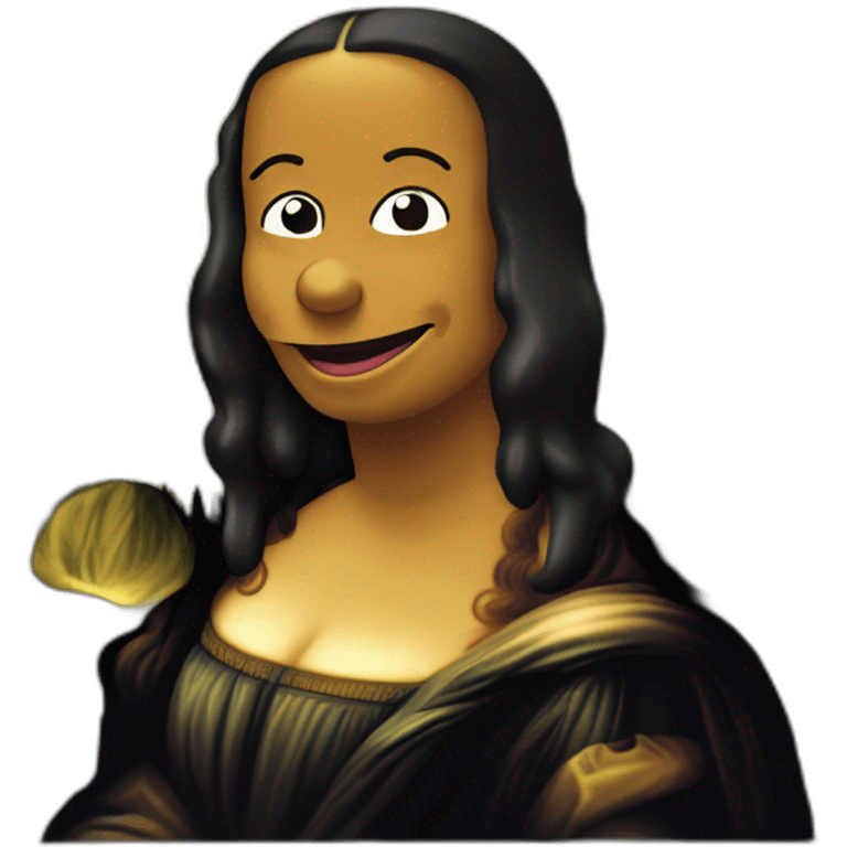 Mona Lisa the Simpsons emoji