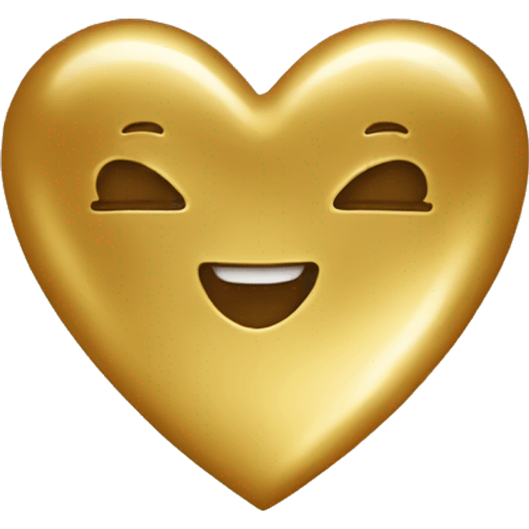 Golden heart  emoji