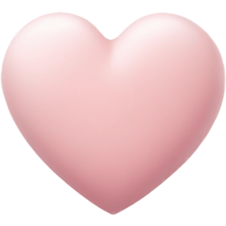 Light pink heart emoji