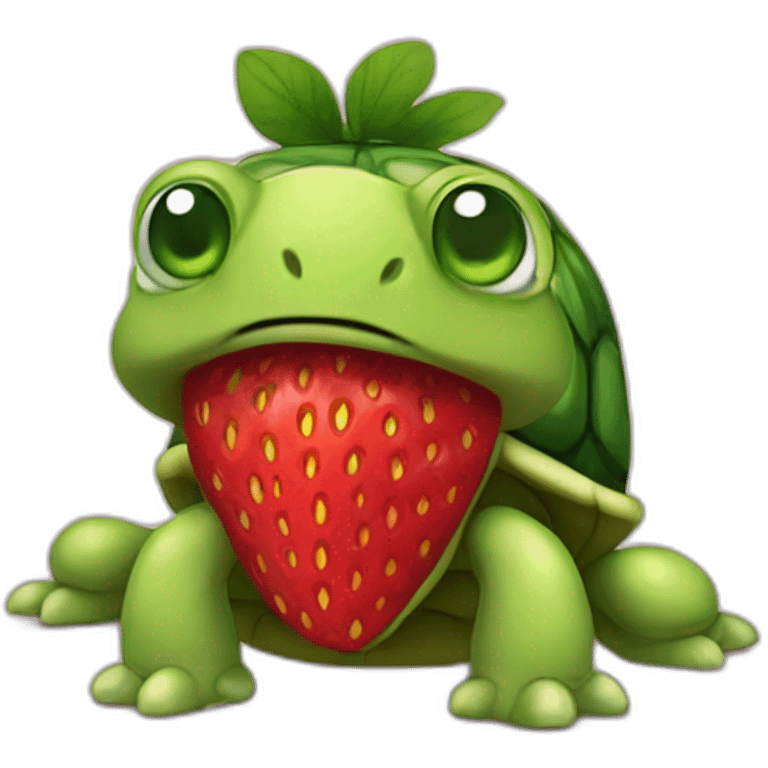 Strawberry Turtle emoji