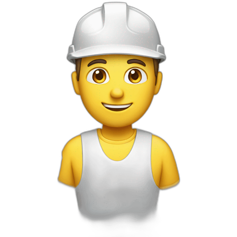 white handyman emoji